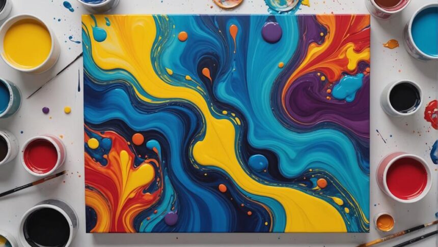 create stunning fluid art