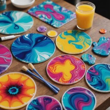 fluid art coasters guide