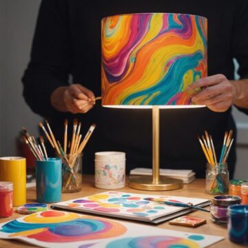 fluid art lampshade tutorial