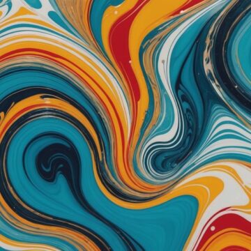 marbling and layering techniques