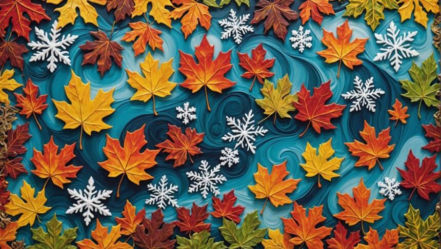 seasonal fluid art inspirations