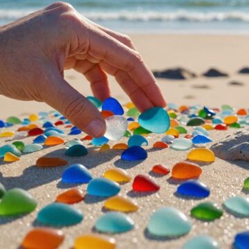 beach glass resin art guide