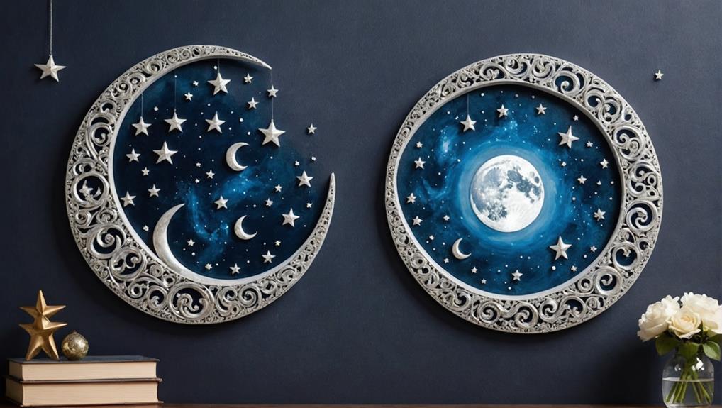 celestial epoxy art creations