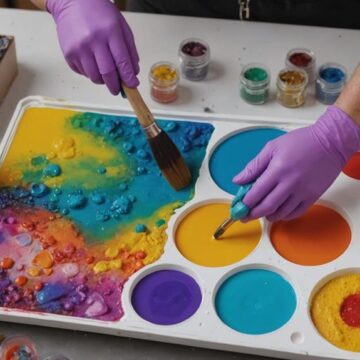 create beautiful epoxy art