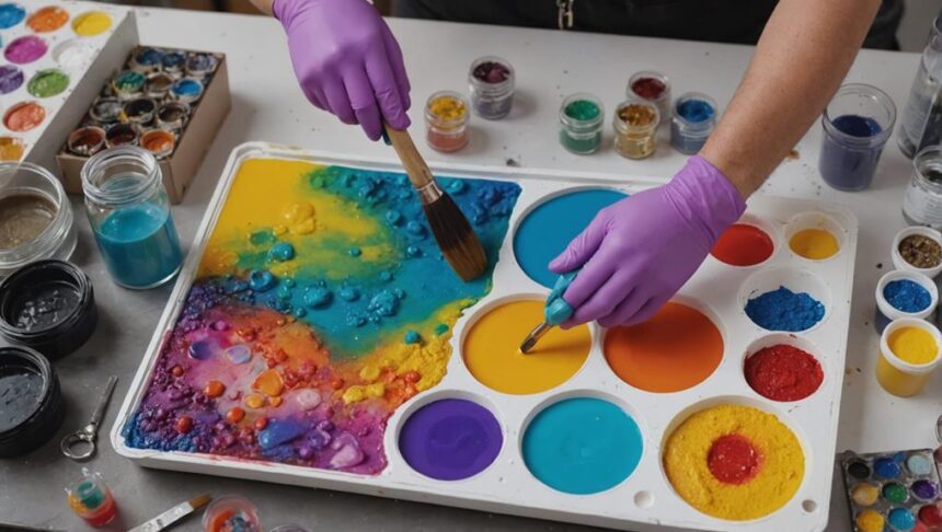 create beautiful epoxy art