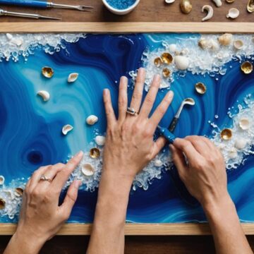 create beautiful ocean art