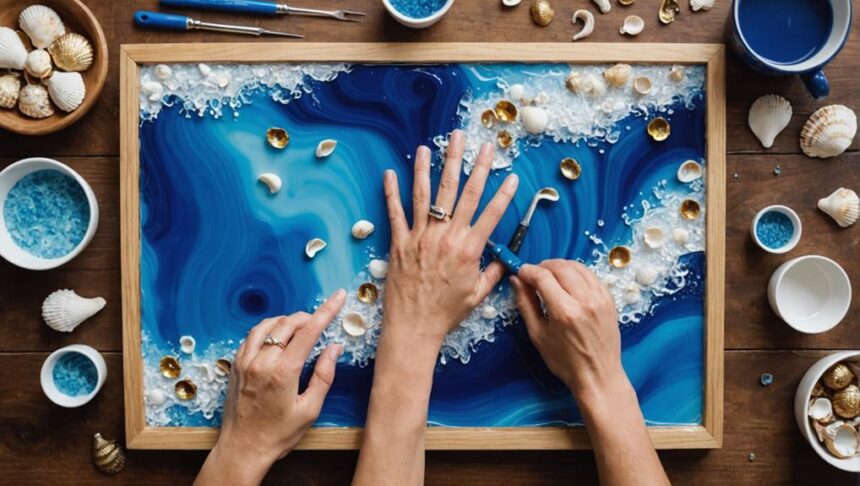 create beautiful ocean art