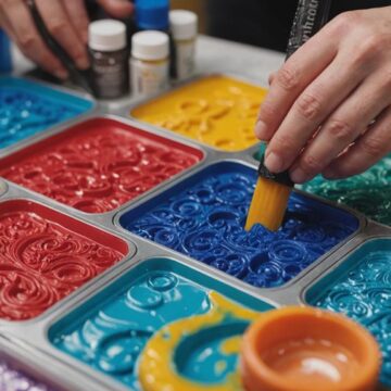 create beautiful resin art