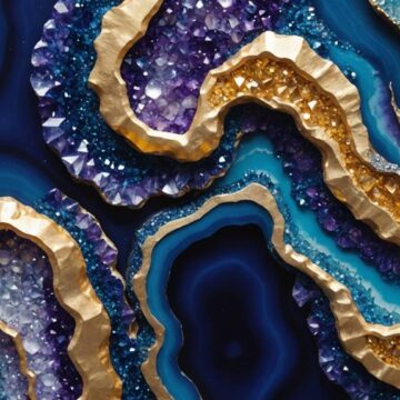 create stunning geode art