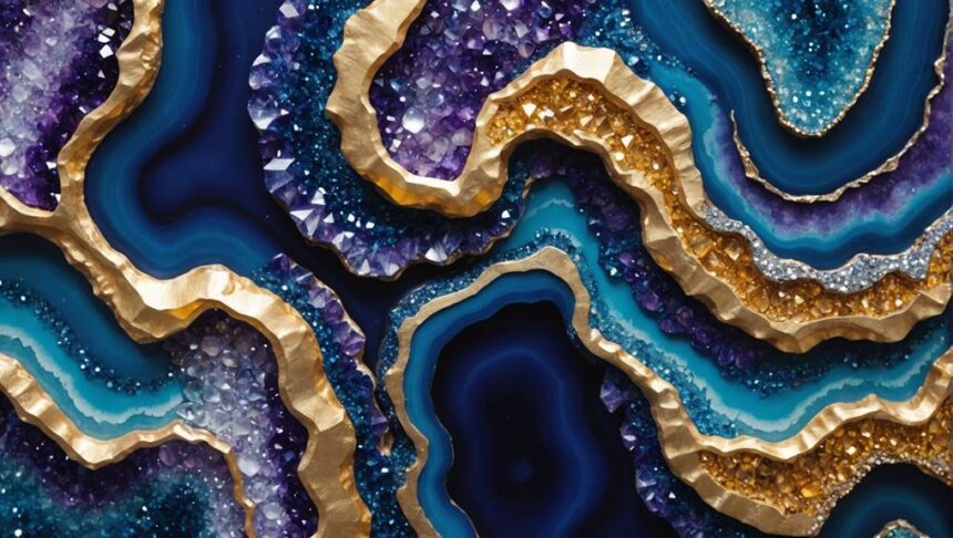 create stunning geode art