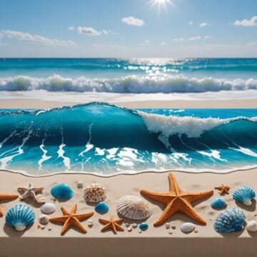 create stunning ocean art