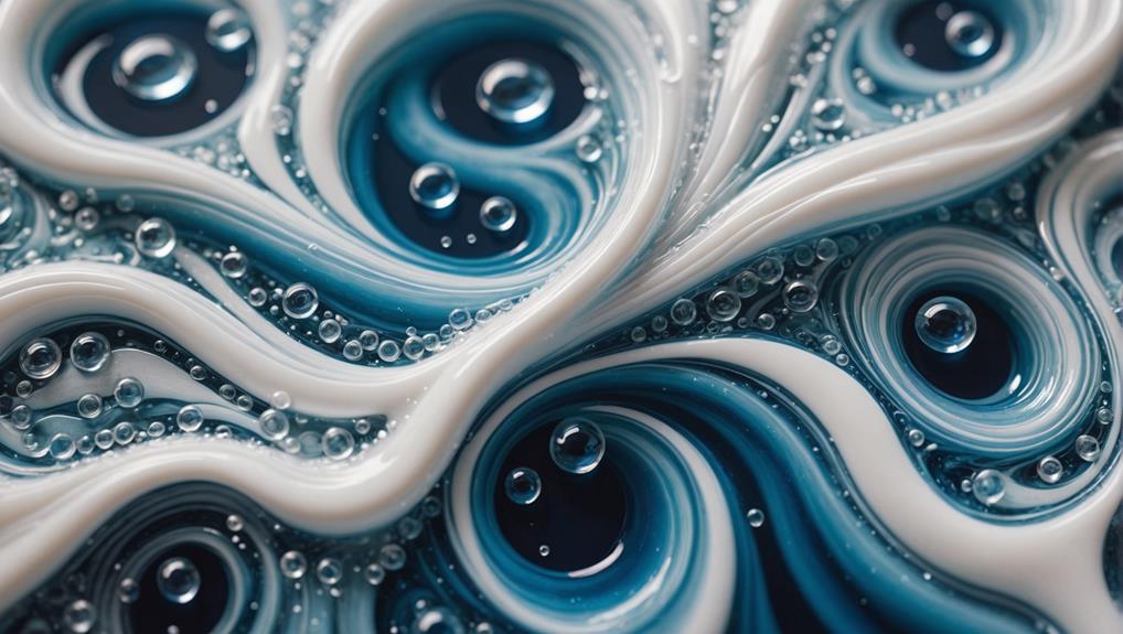 creating bubbly foam patterns