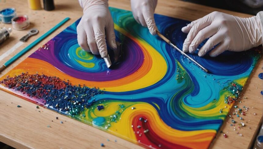 creating stunning resin art