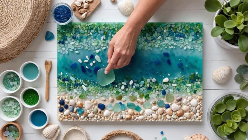 creating stunning sea glass art