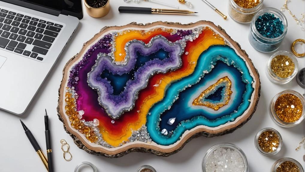 creative geode art supplies