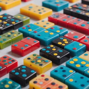 epoxy resin dominoes tutorial