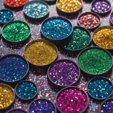 essential glitters for resin