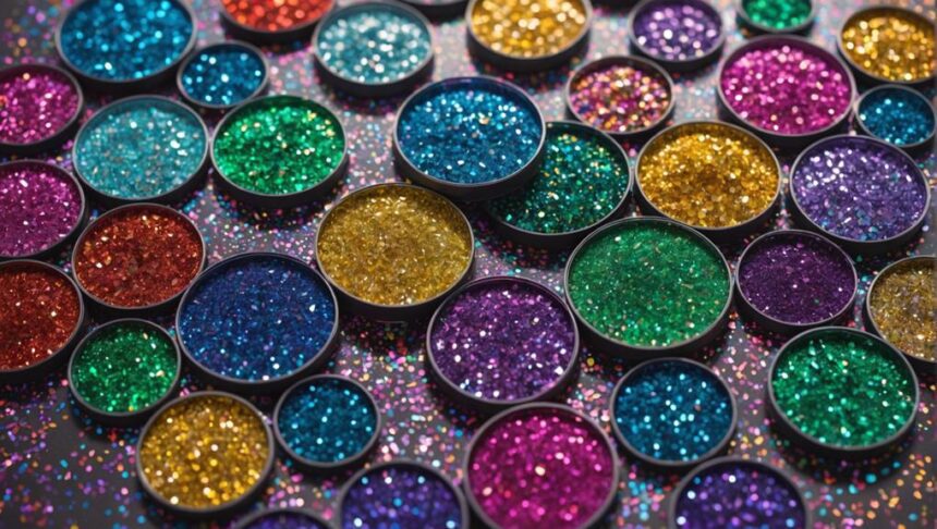 essential glitters for resin