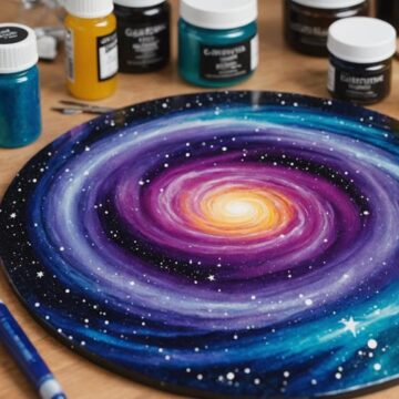 galaxy resin art guide