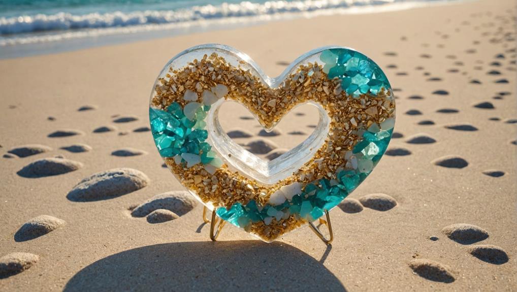 golden beach glass treasure