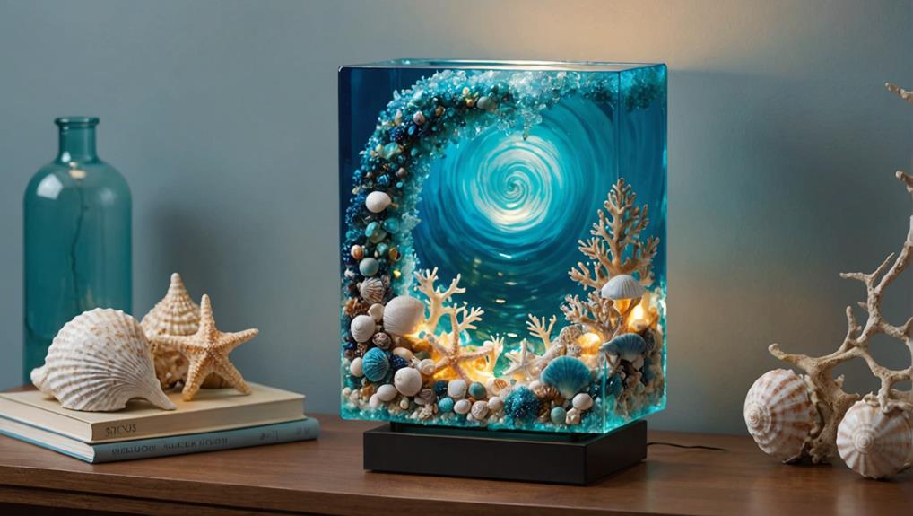 illuminated coastal artistry pieces