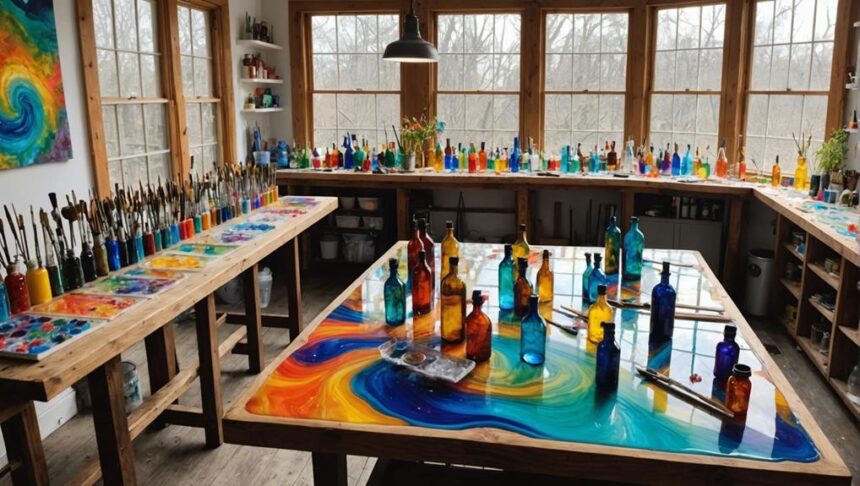 inspiring resin art studios