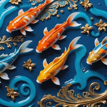 koi fish resin art guide