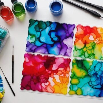 mastering resin alcohol ink