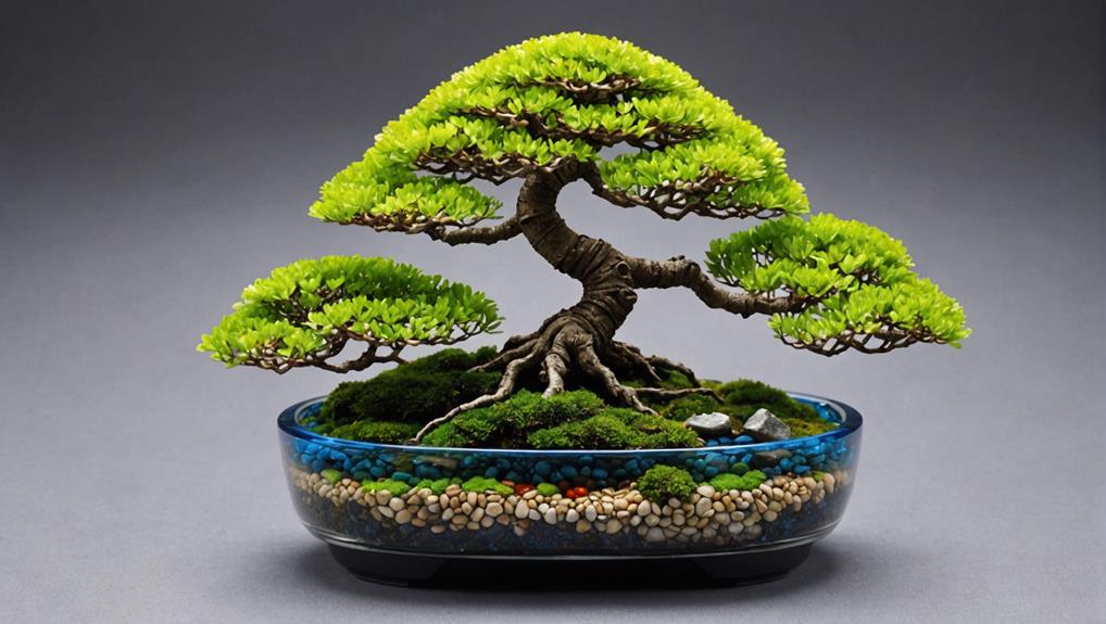 resin bonsai tree sculpture