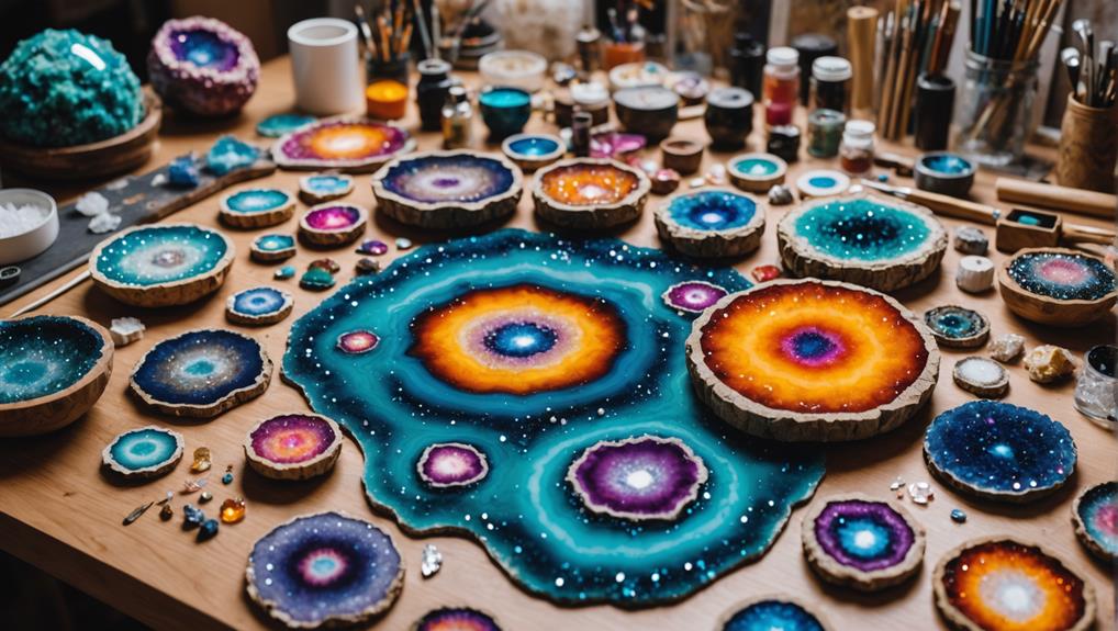 resin geode art methods