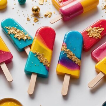 resin popsicle art creation