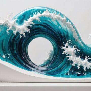 resin sculpture art trending