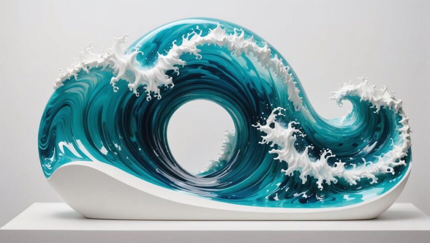 resin sculpture art trending