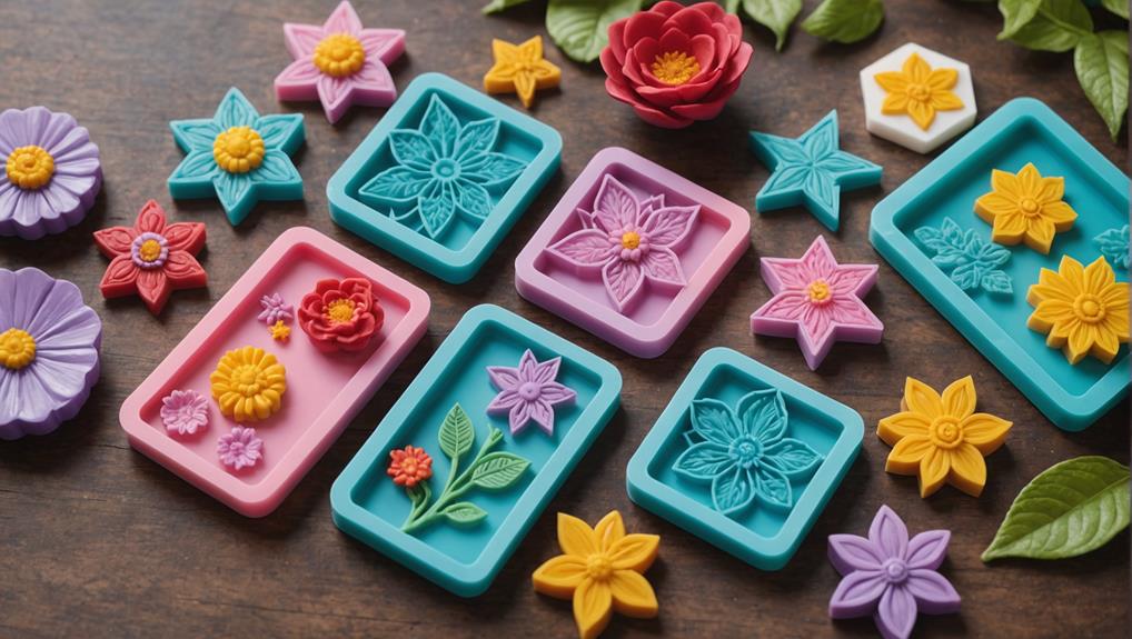 small decorative shape molds