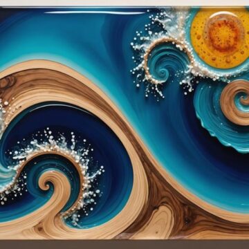 stunning epoxy resin art