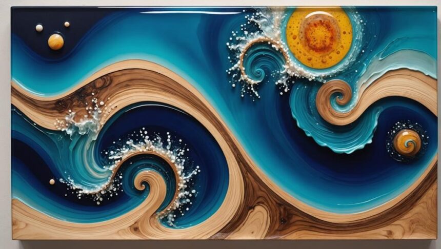 stunning epoxy resin art