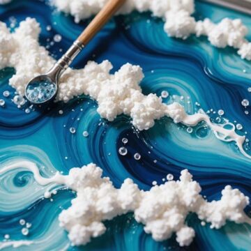 stunning ocean resin art