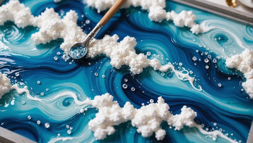 stunning ocean resin art