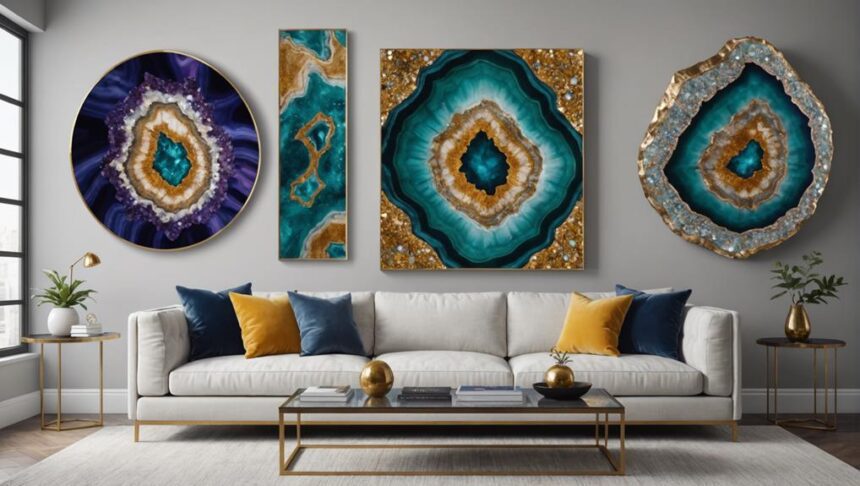 transformative large geode art