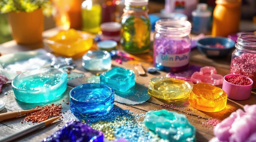 crafting with resin mold