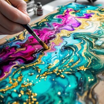 create stunning alcohol ink art