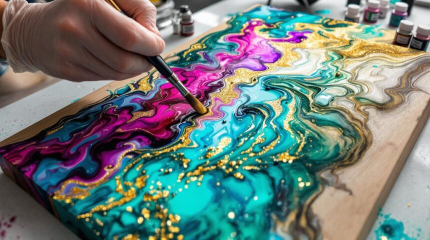 create stunning alcohol ink art