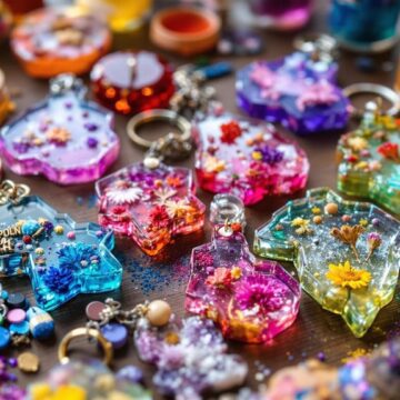 custom resin keychain designs