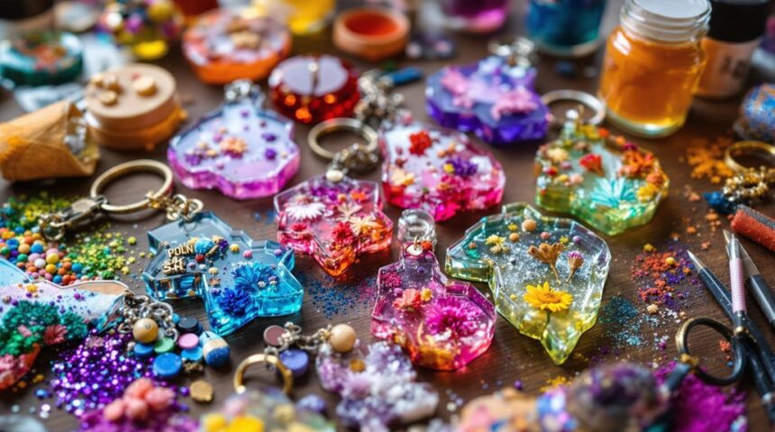 custom resin keychain designs