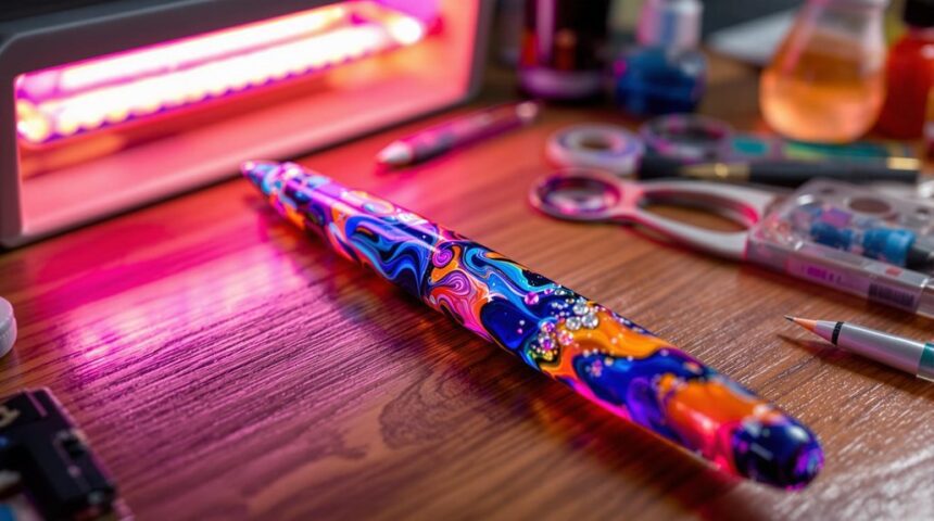 customize pens with resin