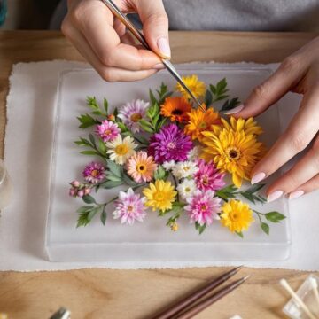 flower preservation in resin