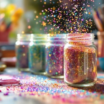 homemade glitter craft tutorial