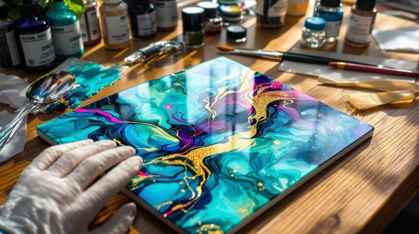 master alcohol ink techniques