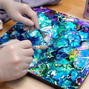 protect your alcohol ink art