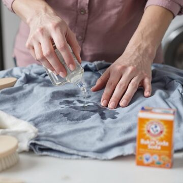 remove resin from clothing